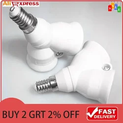 White Lighting Accessories Attachment Adjustable Base Socket Lamp holder Ceiling Rotatable Light Bulb Splitter