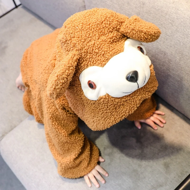 للجنسين الطفل الدب نيسيي - الرمز البريدي مقنعين رومبير لربيع الخريف لطيف الحيوان زي بذلة دافئة ومريحة ارتداءها لعيد الميلاد #5