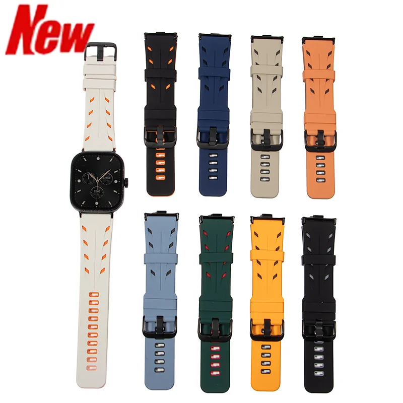 Silicone Strap for Redmi Watch 6 Active/Lite 6 5 4 Sport Bracelet Correa for Xiaomi Band 10Pro 9Pro 8Pro WristBand Accessories
