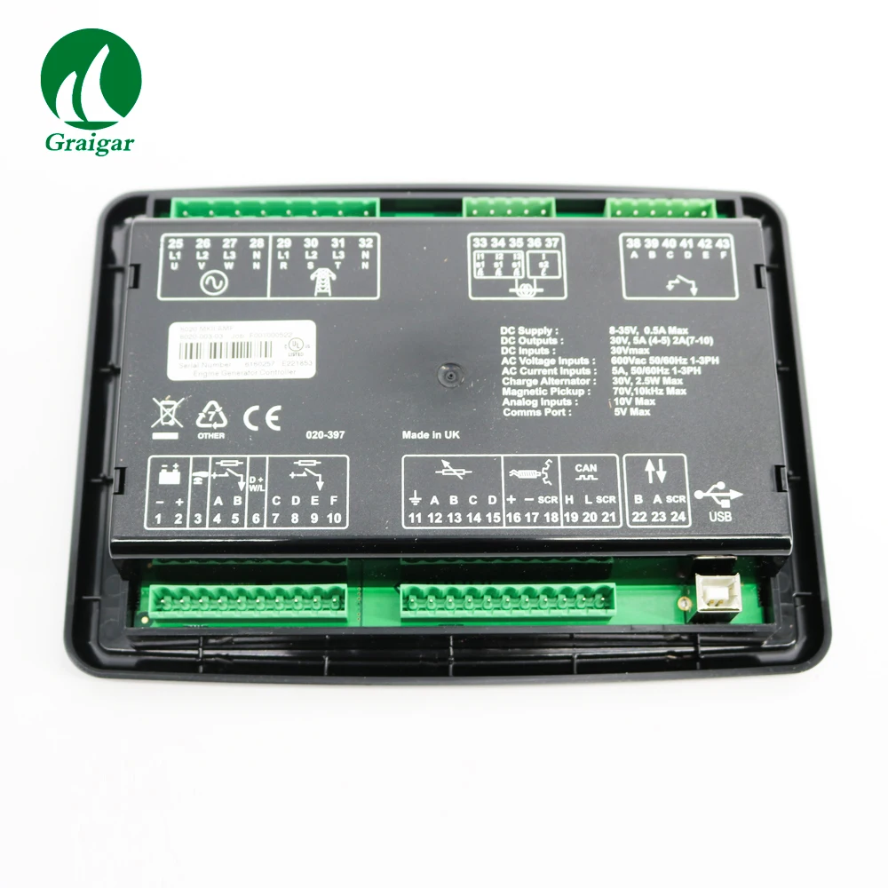 DSE6020 Deep Sea Electronics Replacement Generator Controller Genset Controller