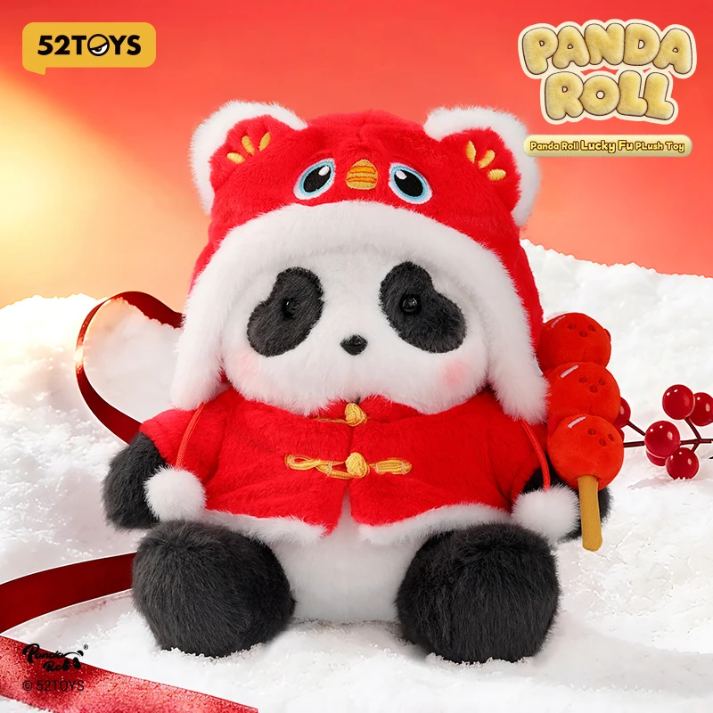 

Плюшевая игрушка 52TOYS Panda Roll Lucky Fu, высота около 24 см