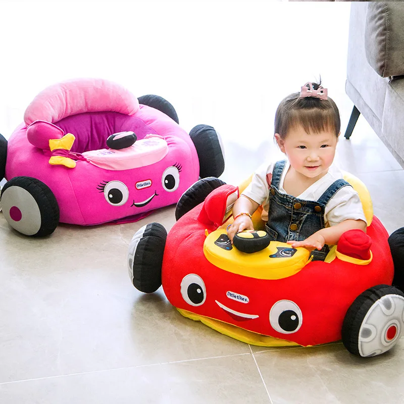 

Kids Cartoon Car Sofa New Baby Learning To Sit Seat Car Plush Toy Soft Music Car Children's Day Gifts Baby Christmas Presents