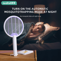 Xiaomi Ecological Chain Qualitell Powerful Electric Mosquito Swatter C3 Mosquito Killer Lamp Household Rechargeable Fly Swatter Purple Light Mosquito Trap Automatic Mosquito Killer Two-In-One