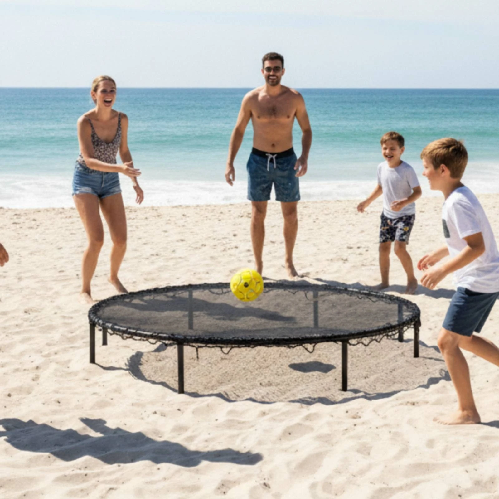 Bouncyball Net Circular Roundnet Net Replacement Part Repair Standard for Players, Backyard, Beach