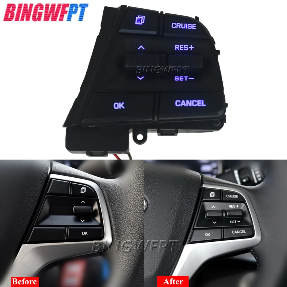 Interrupteur de régulateur de vitesse à distance RH, direction de haute qualité, pour Hyundai Elantra 1,6l 2016 2017 2018, accessoires de voiture