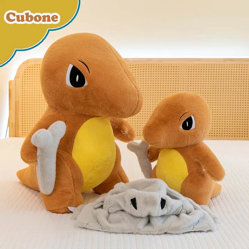 Pokemon Cubone Peluche Pokémon Anime Peluche Bambole 45/70 cm Kawaii Cuscino Coniglio Farcito Cubone Regali Di Natale per I Bambini