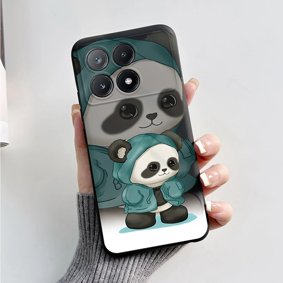 Sweet Soft Silicone Phone Case  For Xiaomi Poco X6 Pro 5G Fashion Cartoon Novel Style Case  For Xiaomi Poco X6 Pro 5G Covers