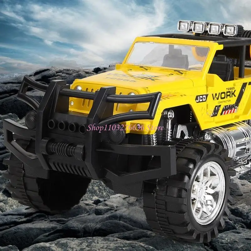 

R6FD Sand for Play Off-road Vehicle Toy Pull Back Car Toy Friction Off Road Toddler G