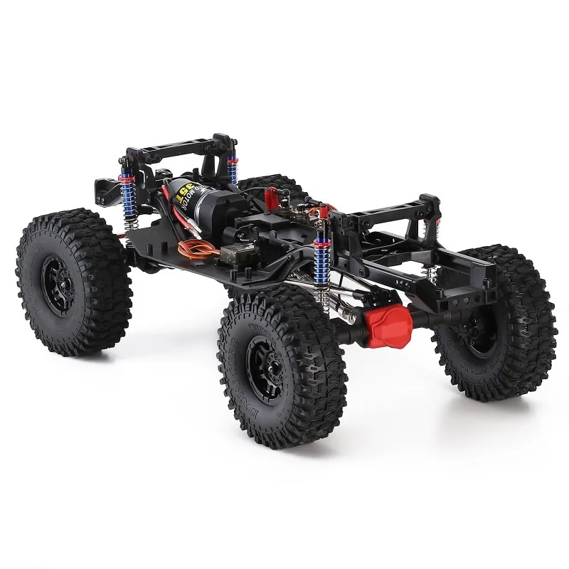 TRX4/SCX10/GEN8 1/10 RCクローラーアップグレードパーツ用のディファレンシャルロック付きメタルフロント/リアポータルアクスル、地上高を向上