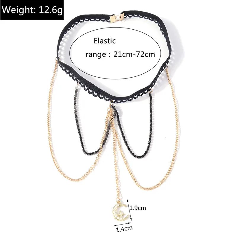 Aihua Sexy Strass Bein Oberschenkel Kette für Frauen Multilayer Glänzenden Kristall Silber Farbe Taille Körper Kette Strand Schmuck Bein Oberschenkel – Detail 12
