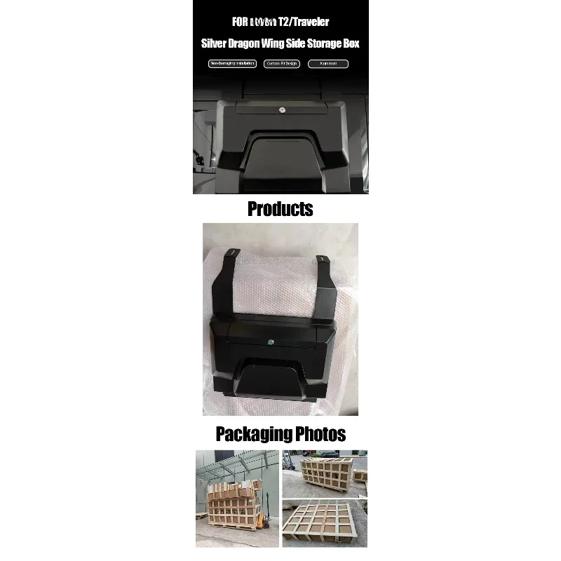 صندوق أدوات تخزين حقيبة الظهر قابل للقفل من الألومنيوم بتصميم جديد لملحقات المسافر Jitur T2