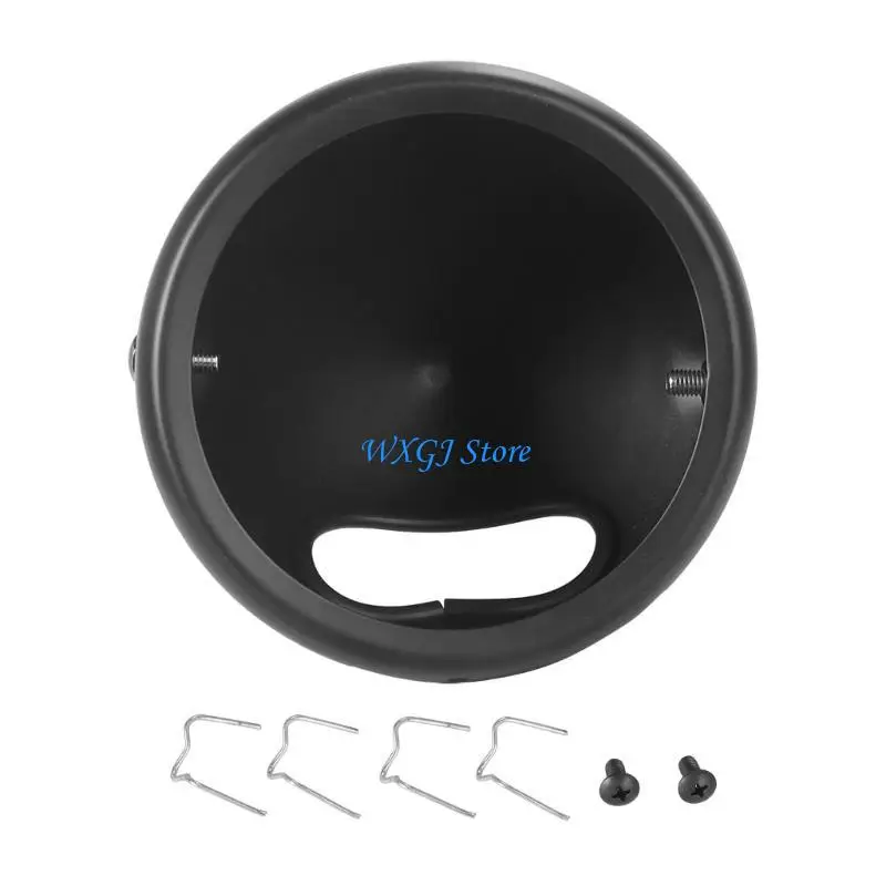 

37JE Motorcycle Headlight Housing Upgrades Metal Construction Suitable for Bike