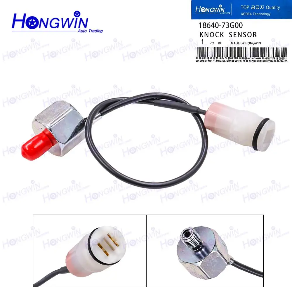 

18640-73G00 Detonation Knock Sensor For Suzuki Alto Cappuccino Cultus Esteem Jimny Wagon Suzuki Alto HA11S Hustle E1T25171A