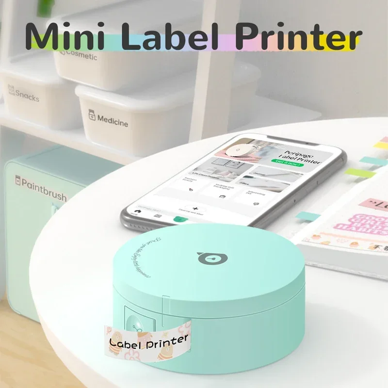 PeriPage L1 Portable Wireless Bluetooth Thermal Label Printer Label  BT Printer Adhesive Label Printer Machine