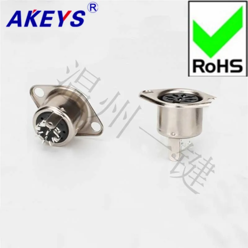 10 шт. DSCT-8-19M большой разъем для клавиатуры DIN-разъем S-терминал 8-контактный MIDI восьмиядерный разъем материнская головка