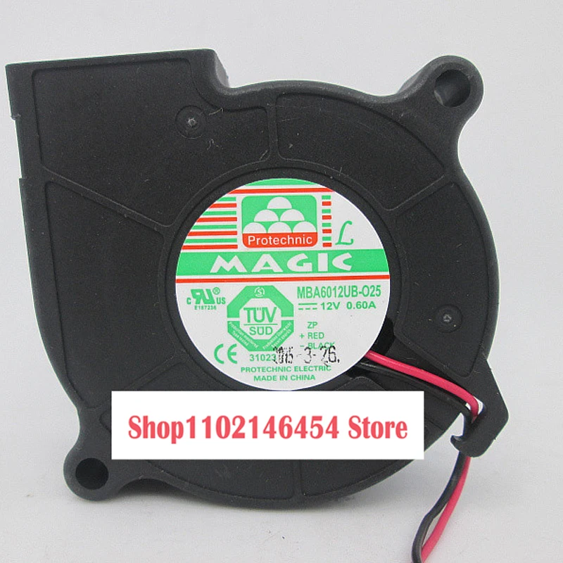 

1 шт. для Magic MBA6012UB-O25 DC 12 В 0,60 А 2-проводной охлаждающий вентилятор