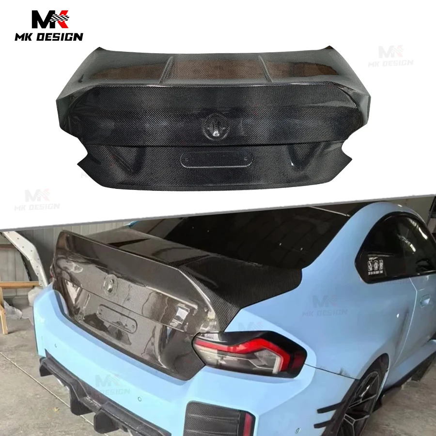 

Carbon Fiber CSL Style Rear Trunk Lid for BMW G42 G87 M2 2022+ Rear Trunk Cover Boot Lid Deck Lid Body Kit Car Accessories