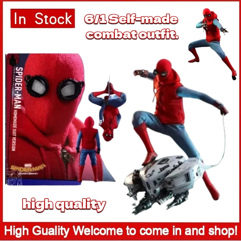 

Оригинальная фигурка Hot Toys Spider-Man: Кейн Паркер Скотт в самодельном костюме, модель MMS414, масштаб 1/6.