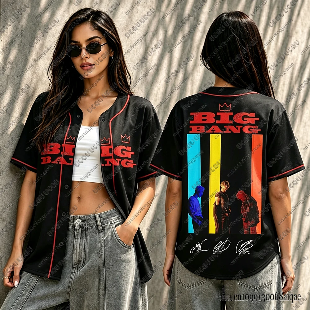 Koreanische Kpop 2026 World Tour Baseball-Trikots für Frauen Big Bang 20. Jubiläum Mesh-Sport-Baseball-Trikots Y2K Konzert-Trikot – Detail 7