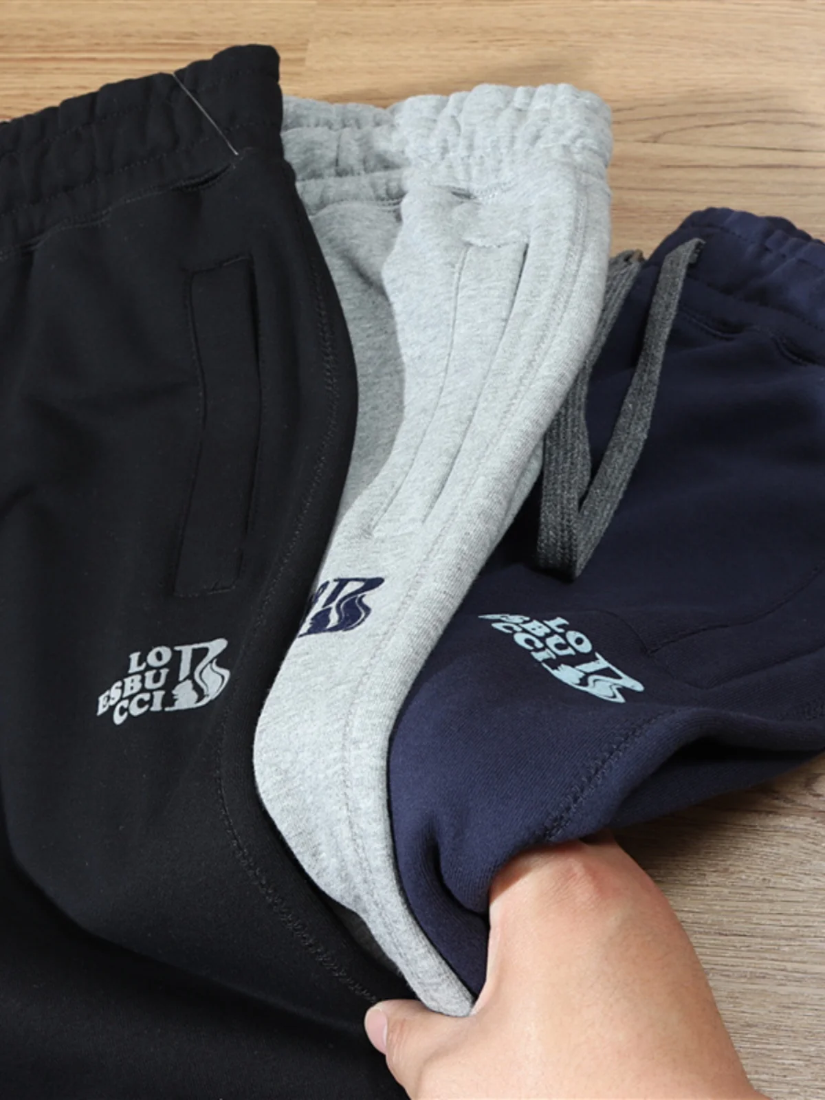 

Comfortable Cotton Sweatpants Men's Casual Sports Loose Fit Long Pants Spring New Sle Youth Active Sle mid Stretch