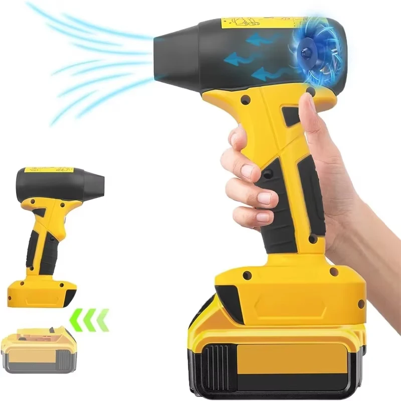

Jet Dry Mini Blower,Jet Fan 130000 RPM Wind Speed 4-Speed Control for Dewalt 18V 20V Lithium Battery，Super Jet Fan Blower