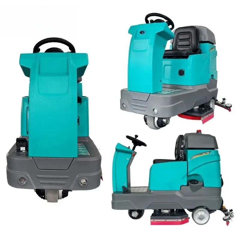 Ground Cleaning Machines with Patents - Rider-type Floor Scrubbers for Efficient Cleaning of Garage and Warehouse Floors