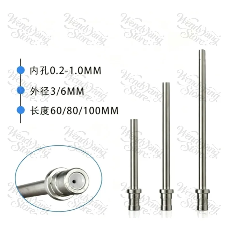Prolong Ceramic Pipe Guide Ø6xØ3xL60/80/100mm, Ceramic Electrode Guide EDM Drilling Machine Inner hole 0.2-1.0mm
