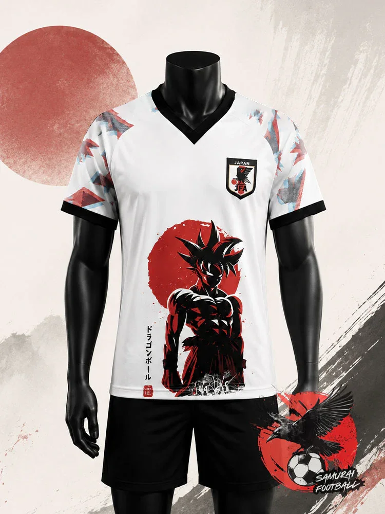 Camiseta Blanca de Goku de Japón - Camiseta Deportiva de Verano con Diseño de Anime Japonés de Dragon Ball Super para Hombre