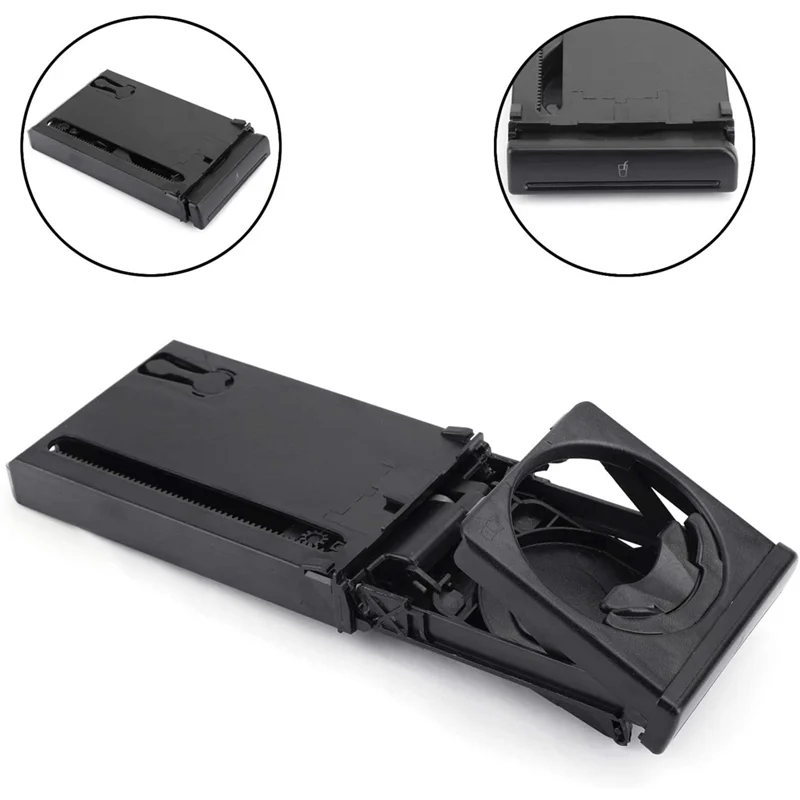 

AS96-8E1862534J Car Cup Holder Telescopic Folding Cup Holder For A4 B6 B7 RS4 S4 2001-2008