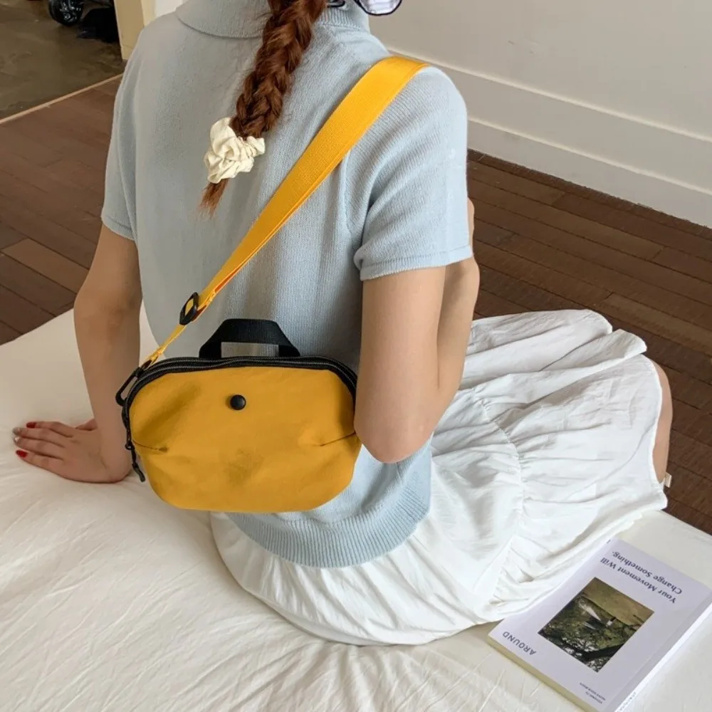 

Solid Color Leight Weight Shoulder Bag Large Capacity Adjustable Strap Leisure Crossbody Bag Casual Simple Women's Handbags