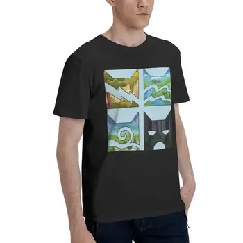 四勇士貓戰隊100%純棉T卹,男女通用寬鬆圓領短袖T卹,尺寸S-6XL 10 最佳銷售 戰士貓 - №10