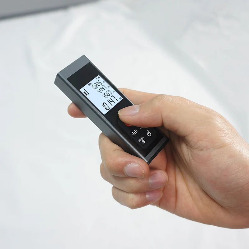 Mini Telêmetro a Laser Kinlopto Portátil Multifunções tipo c Medição de Alta Precisão Recarregável 100m