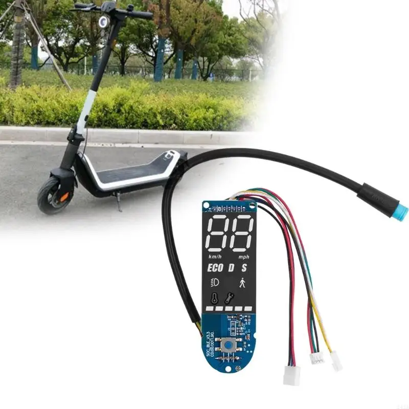 242A Easy to Install Electric Scooter Real Time Speed & Battery Display Control Panel Meter for F20 F25 F30 F40 Weatherproof