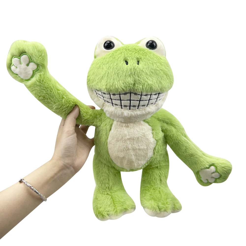 Cute Frogs Toys Decoration Gift With Teeth for Teaching Toothbrush For Kids Children Dentistry Gifts For Dental Clinic Brushing