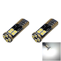 2x White Car T10 W5W Roof Bulb License Plate Lamp Error Free 12V-24V 12 3030 SMD LED 280 285 447 Z2744