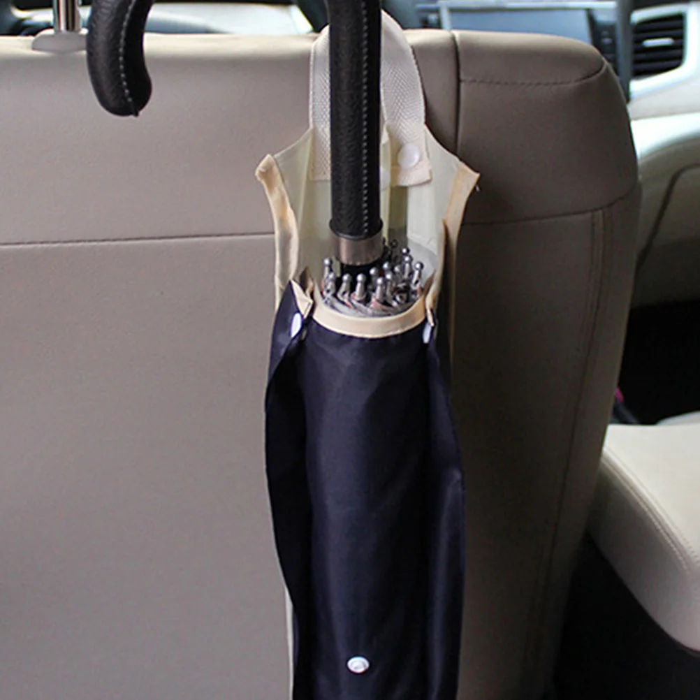 

3Pcs Car Umbrella Bag Back Seat Storage Organizer Portable Waterproof Pouch for Dry Or Wet Umbrellas Space-Saving Design