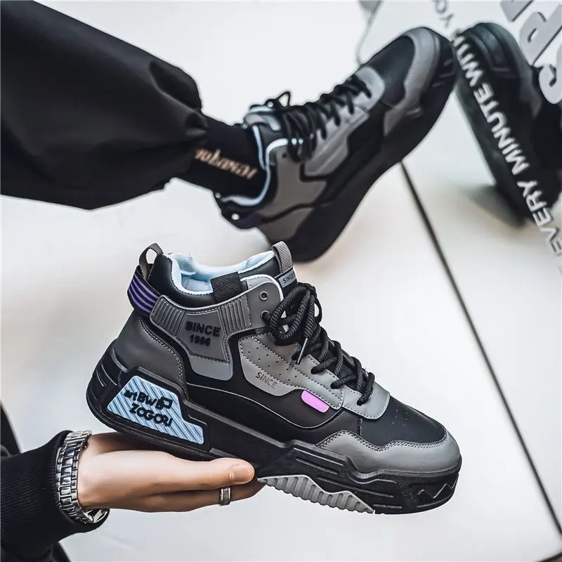 

Stylish Men's Spring Autumn Outdoor Casual Sneakers Durable Versatile High Quality Design Shoes for Students Fashion Comfortable