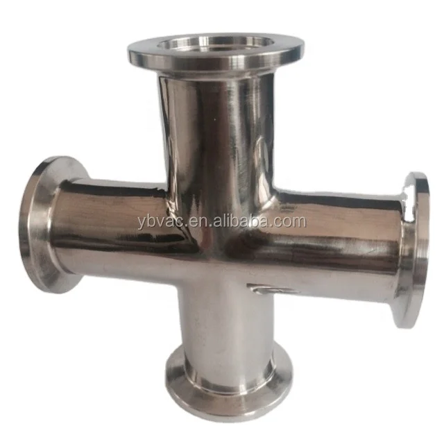 

KF40 Stainless Steel Cross with Vacuum Flanges Single Piece Minimum Order