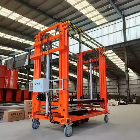 2-10m Electric Hydraulic Scaffolding Lift Hydraulic Lifting Platform Movable Aerial Work Lift Transportation Equipment