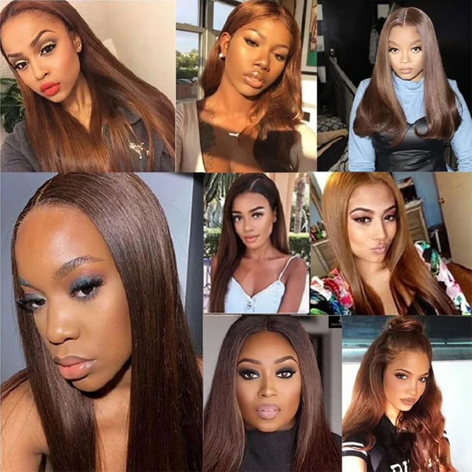 Chocolate Brown Human Hair Bundles 8