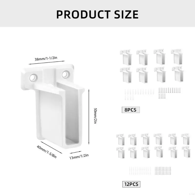 LX0C 8/12pcs Shelf Shelf Support Bancinetto Porta del supporto per cabina mobile