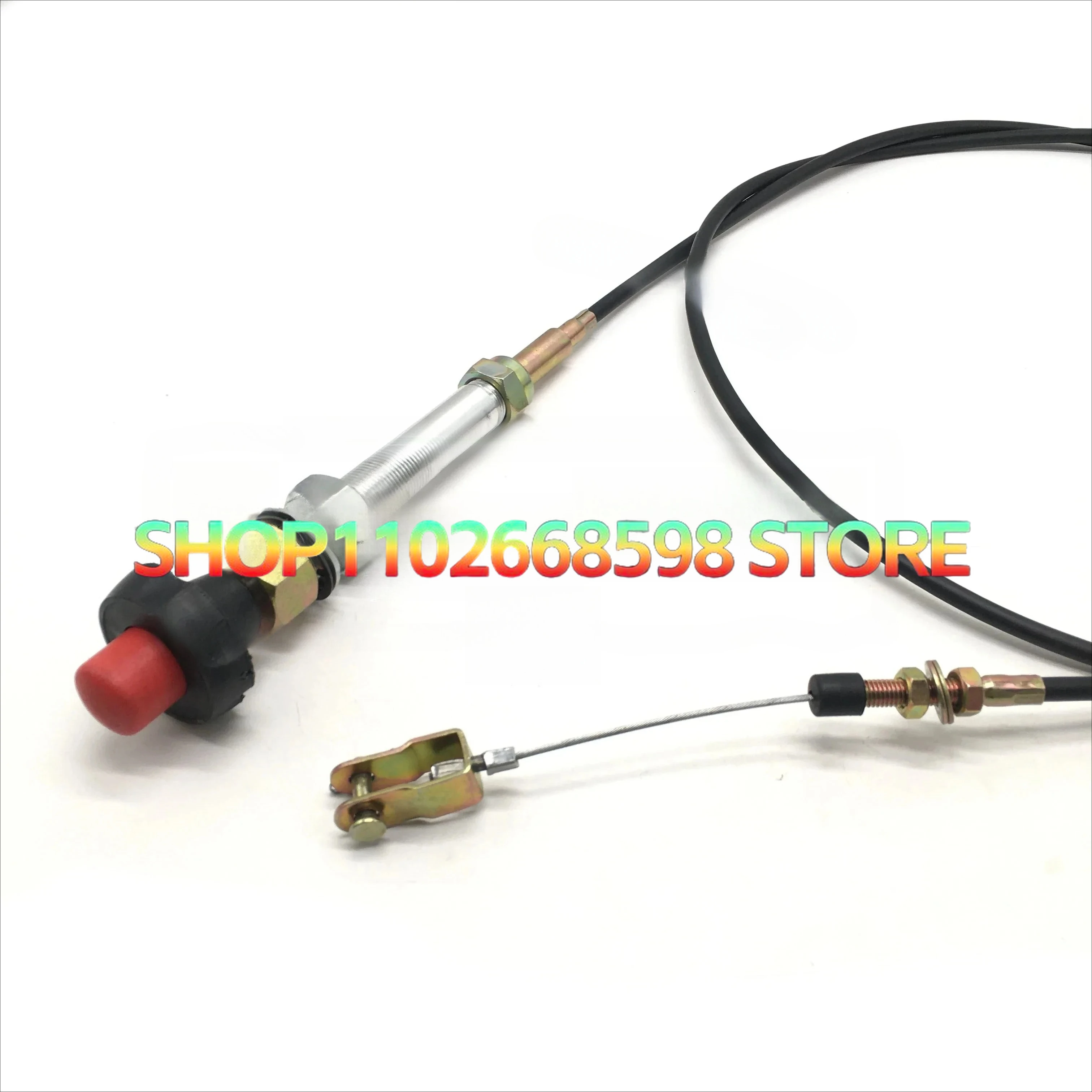 Accelerator cable 2.5M boat Tractor forklift Excavator Throttle cables Throttle Pull Rope parts sunward 50/60/70/80/90/150/210