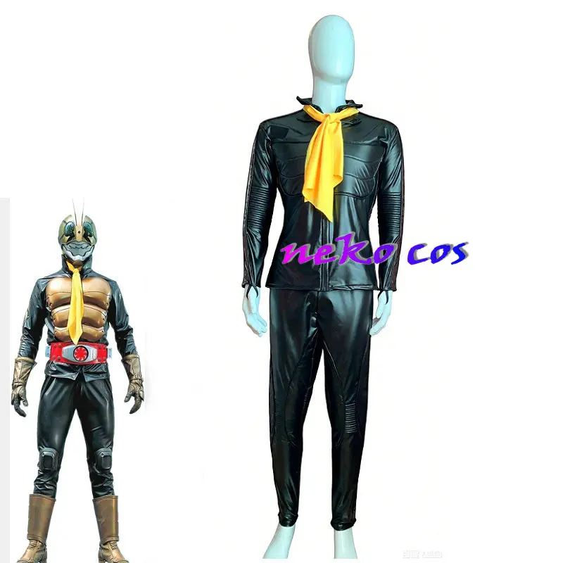 

nekocos rider the next Shocker включает куртку, брюки и шарф, костюм для косплея