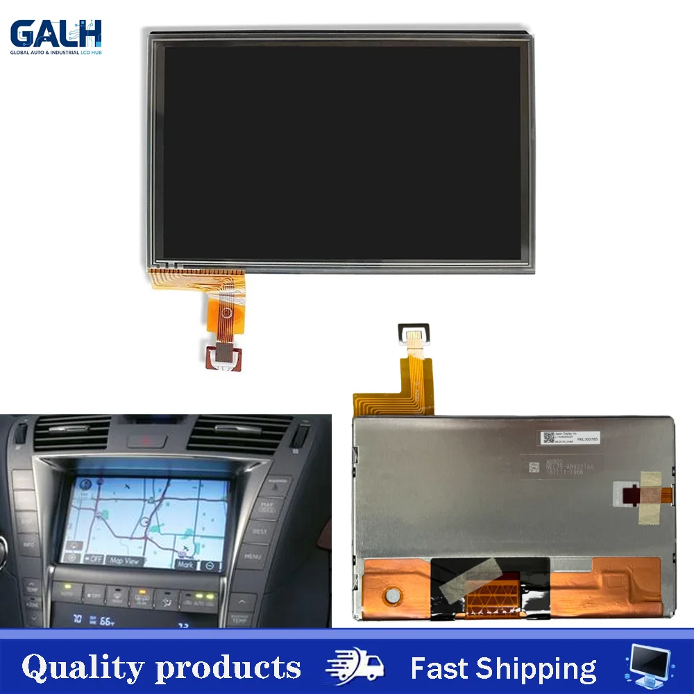 LTA080B922F Original 8 Inch LCD With Touch Screen For Lexus LX570 LS460 LS460L 2006-2012 Toyota Land Cruiser 2008-2011 Car LCD