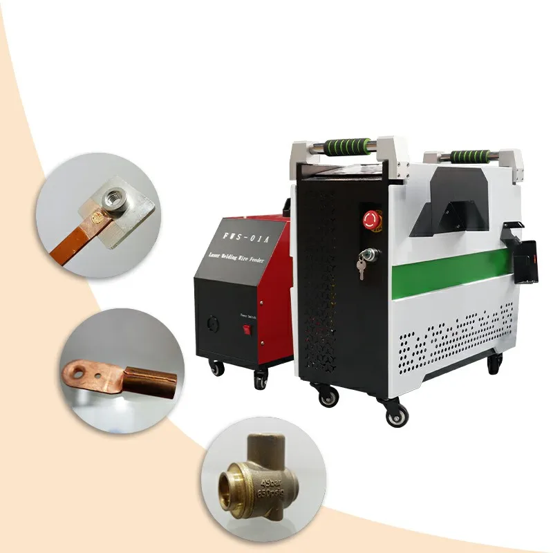 

Factory direct sales 1500w 3 in 1 air cooled carbon steel aluminum metal laser welding machine