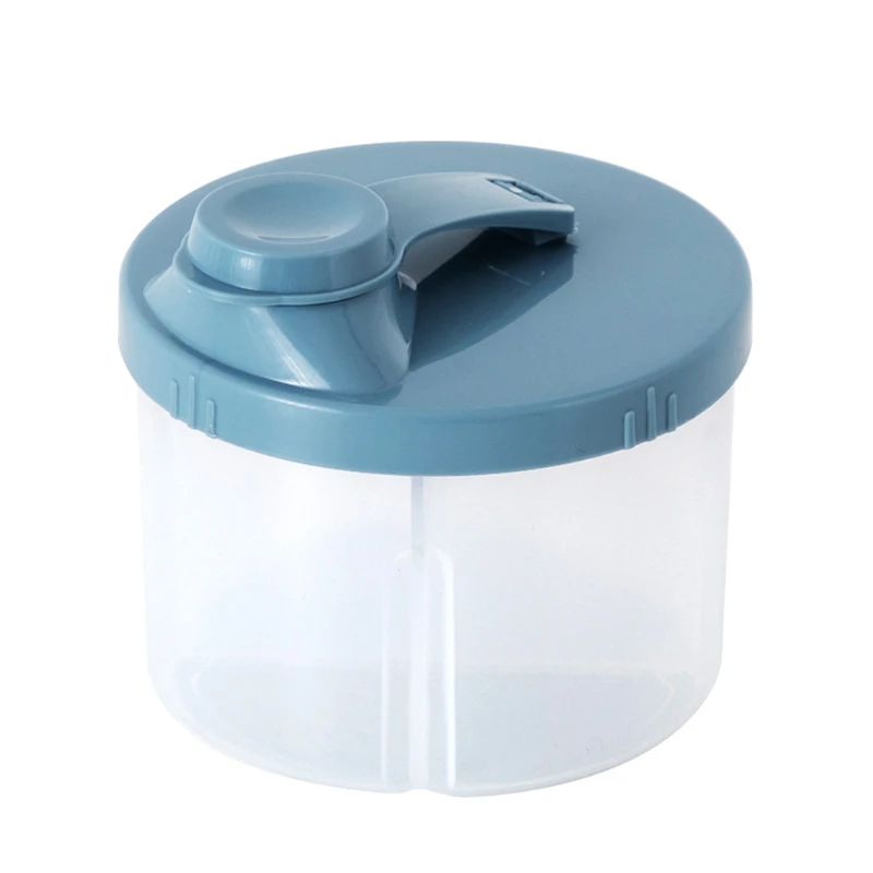 77HD 4 Compartments Newborn Milk Powder Formula Dispenser Portable Reusable Baby Food Storage Box Snacks Cups