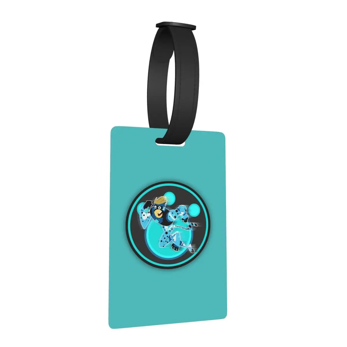 

Бирки для багажа Wild Kratts синего цвета, аксессуары для чемоданов, этикетки для путешествий, держатели для багажных бирок, идентификационные бирки с именем и адресом