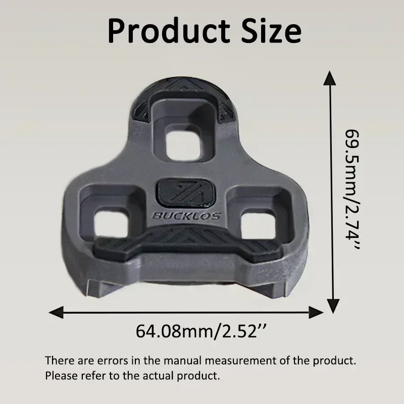 BUCKLOS for KEO Bike Cleats for LOOK KEO Road Bicycle Pedals Cleat Self-locking Cycling Shoes Cleats 0/4.5/9 Degree Pedal Clip