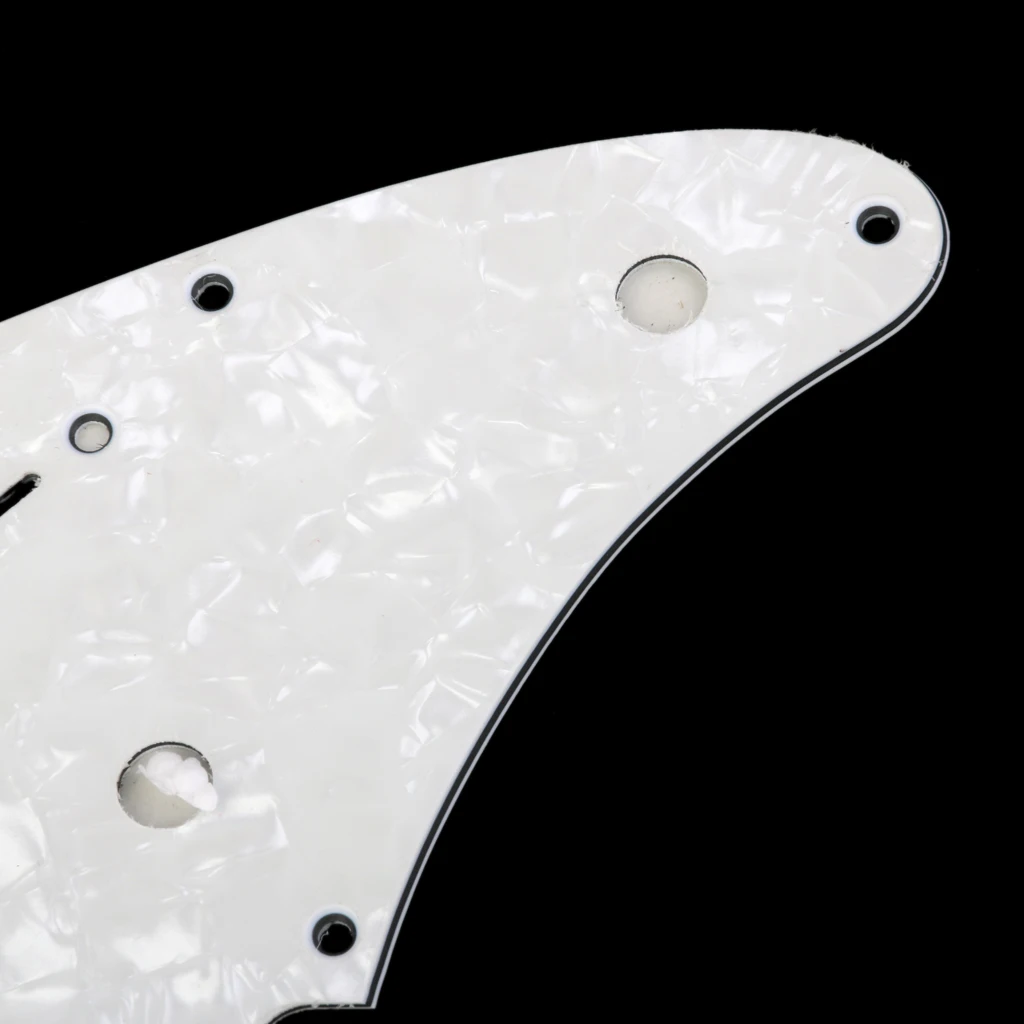 White Pearl Guitar Pickguard Double Single Double Coil Humbucker for RG550 Or Jem RG Replacement 3 Ply