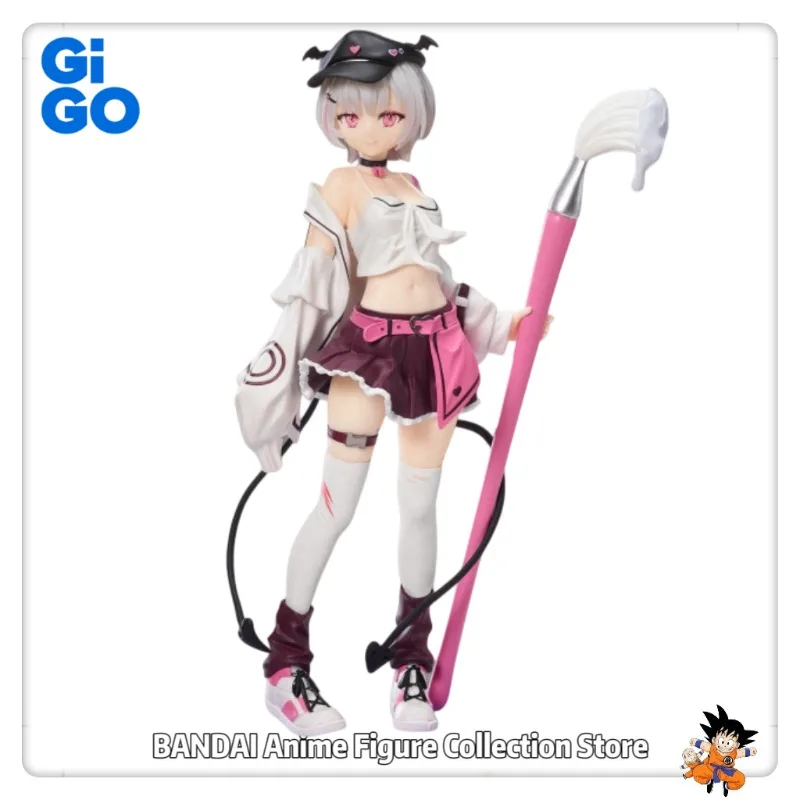 

In Stock Original GIGO Buspop! Scale Figure Play with Paint ASUMI SENA Height 22 Cm Collection Toys Model Gift Decoration